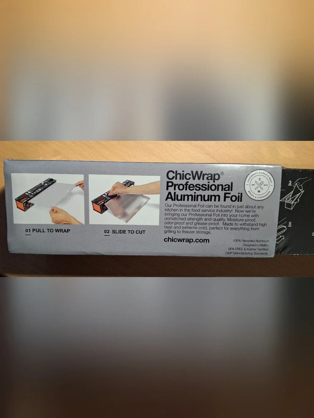 NEW ChicWrap Professional Aluminum Foil Dispenser 12